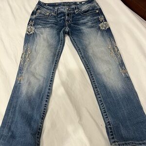 Miss me cropped jeans